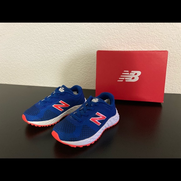 NEW PAIR / NEW BALANCE SNEAKERS SHOES BOYS TODDLER SZ 7 SHOES BLUE GIFT IAARICR2 - Picture 10 of 11